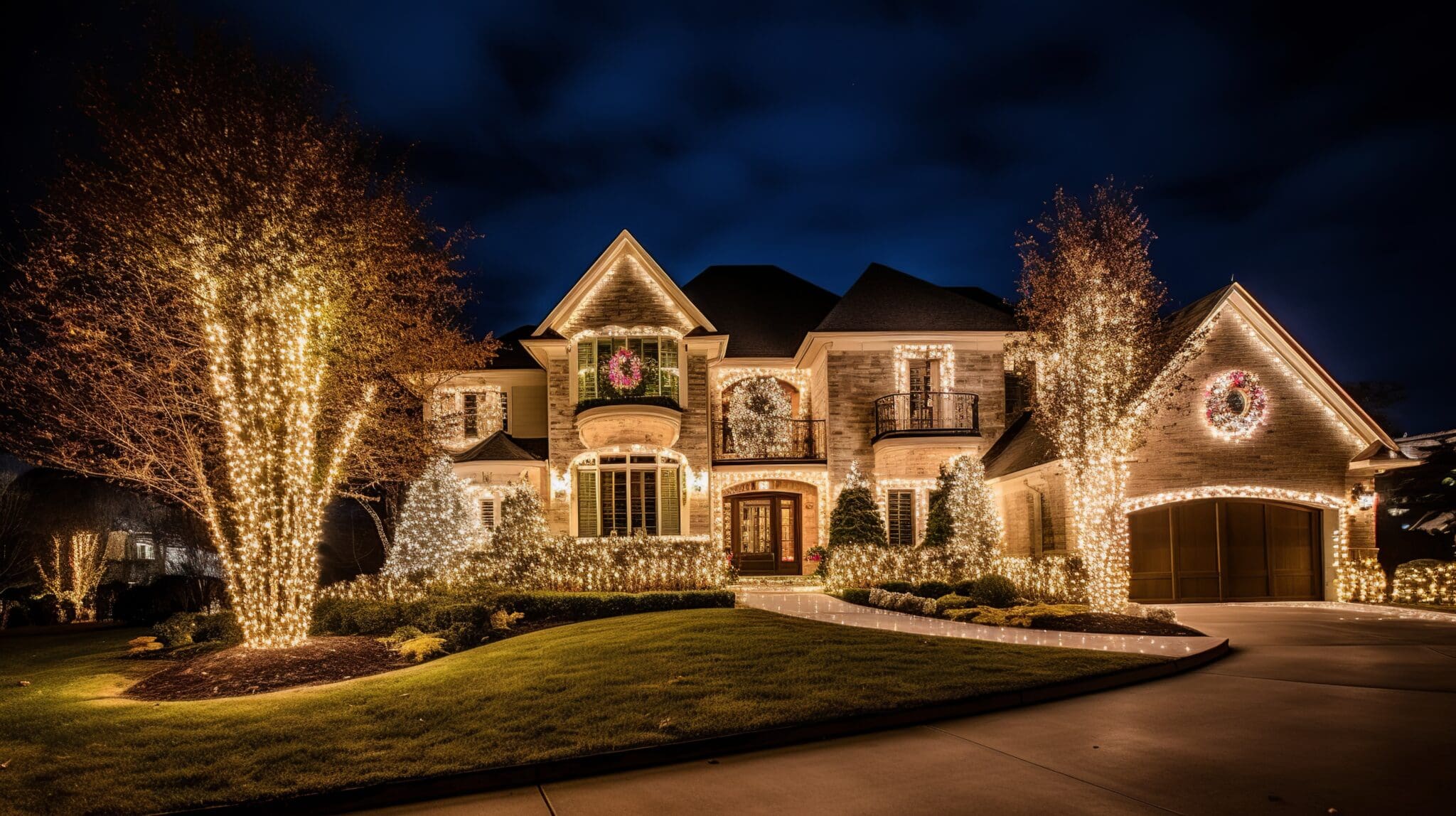 Residential Holiday Lighting Elite Holiday Lights Belleville
